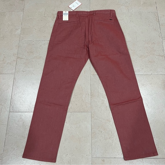 Dockers / Men's Rust Red Alpha Khaki Slim Tapered Fit Pants - Picture 2 of 10